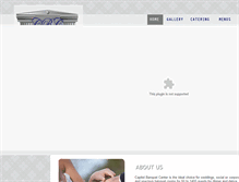 Tablet Screenshot of capitolbanquet.com